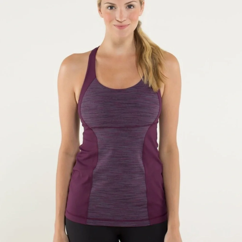 LULULEMON Energy Tank Plum Size
